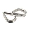 10Pcs Cable Wire Rope Protective Sleeve Triangular Cable Clamps Heavy Duty Thimble Rigging Accessory Fixing Workpiece