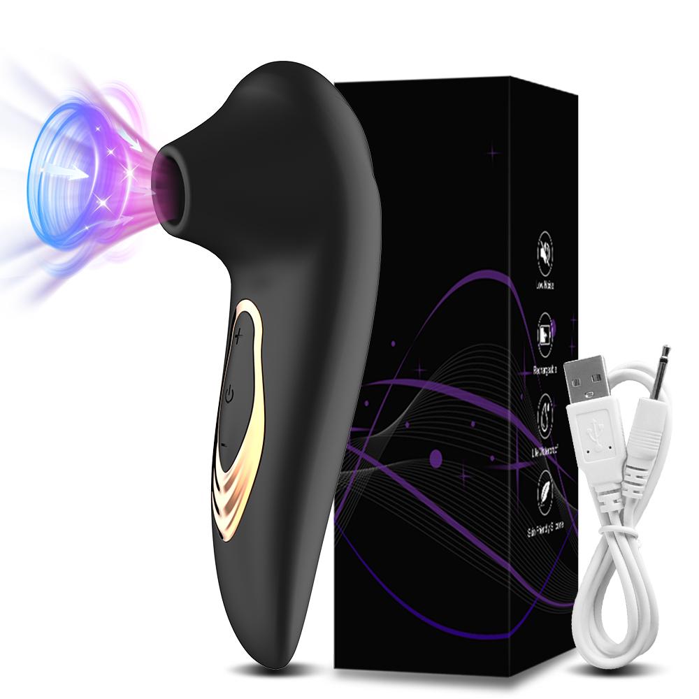 Powerful Suction Cup Sucking Vibrator Sex Toys For Female Masturbation Clit Clitoral Nipple Oral Vacuum Stimulating Massager
