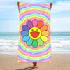 Telo da Spiaggia Senza Sabbia Asciugatura Rapida Morbido al Tatto Grande Stampa Floreale Microfibra Telo da Spiaggia Donna Uomo Viaggio Stile Bohemien