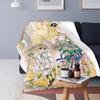 Candy Candy Anthony Decken Kawaii Mädchen Anime Flanell Neuheit Warme Überwurfdecken für Stuhlbezug Sofa Ganzjahres