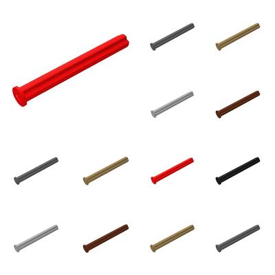 50pcs Sale Buildings Blocks 15462 Technical Axle 5L with Stop Bricks Collection Bulk Modular Toy For Technical MOC DIY