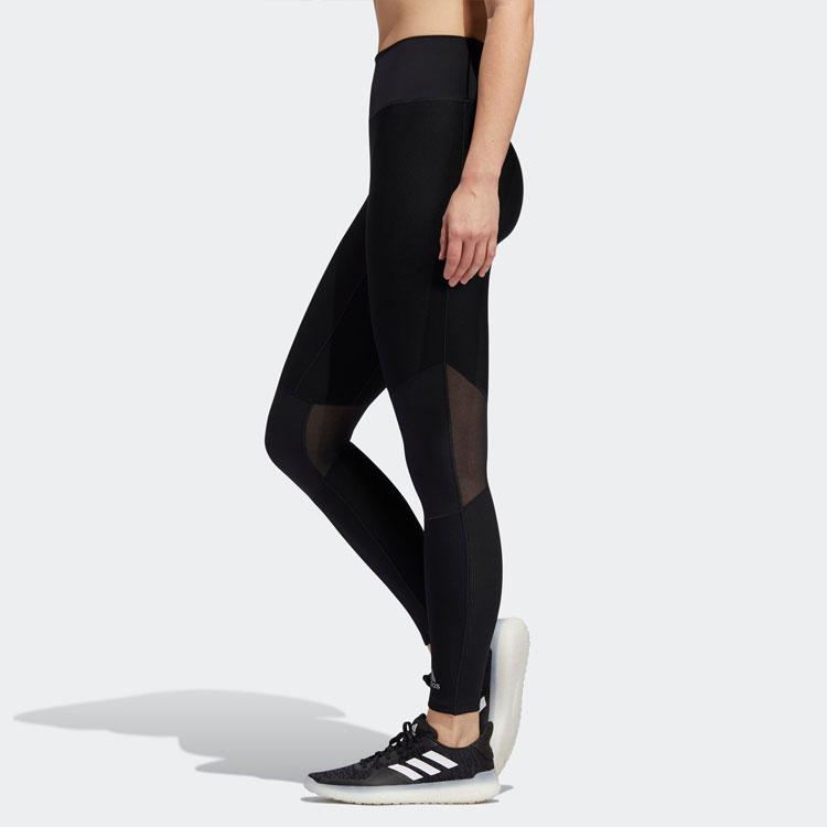 Adidas Solid Color Logo Fitness Joggers Women Bottoms Black FT8077