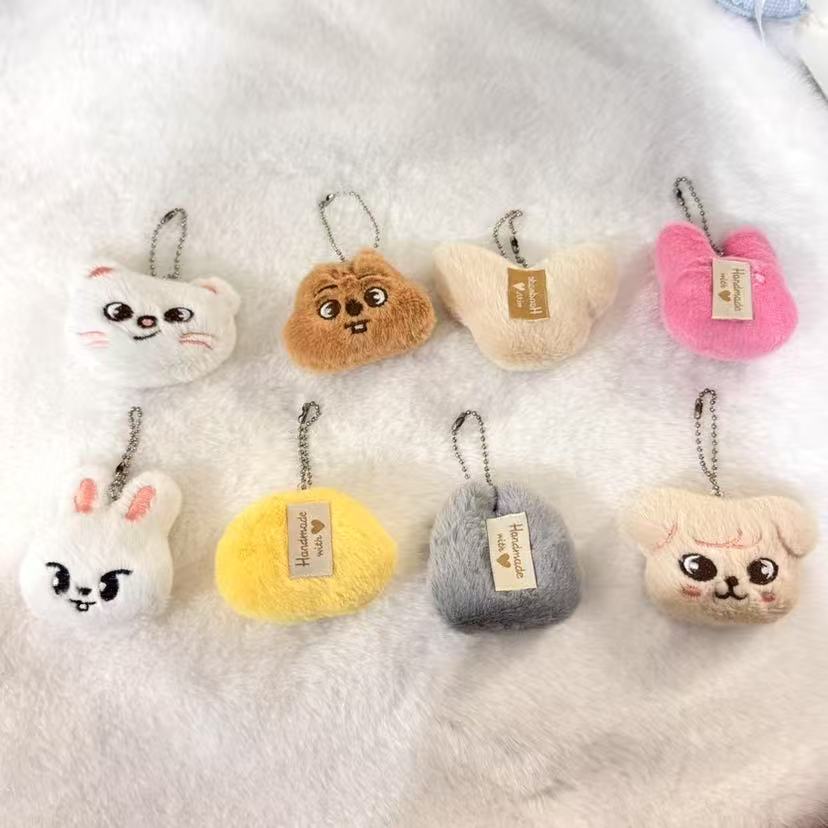 Stray Kids Cute Plush Pendant Kids Birthday Gift Key Backpack Pendant SKZ Fans Collection Gift