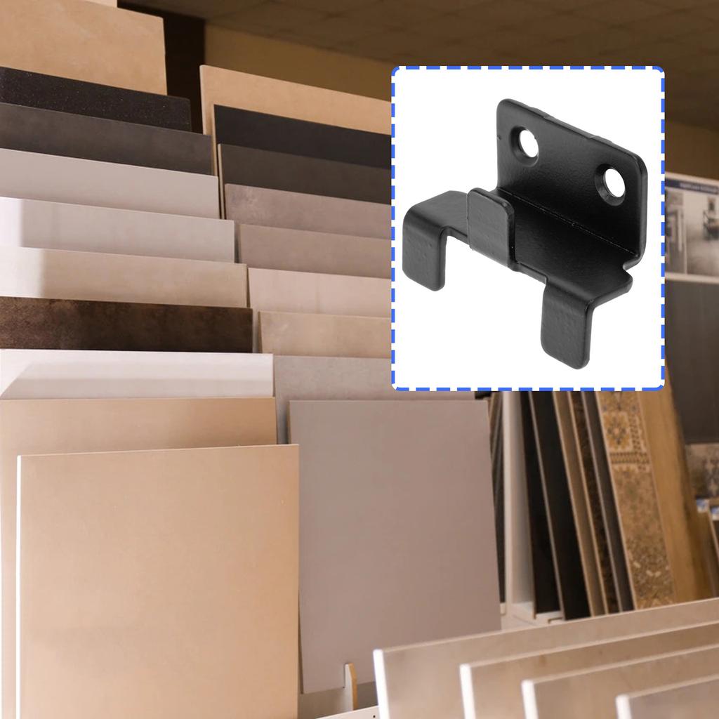 8 Stück Fliesenaufhängehaken Solide Eisenkonstruktion mit glatter Oberfläche für Keramikfliesendisplay Wandhalterung Einfache Installation