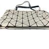 ISSEY MIYAKE BAOBAO Width Tote Bag Shoulder Bag PVC/Leather Beige/Black