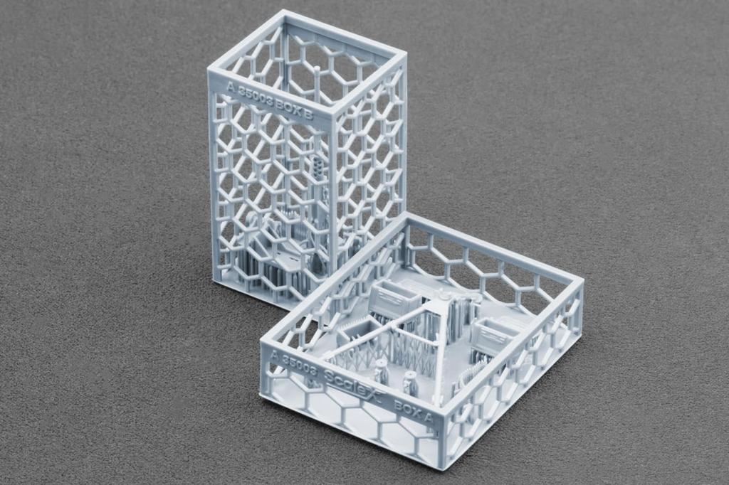 WWII M2 Browning 3D Printer Kit with M23 and Ammunition Box Scale-X 1/35 Tripod, Mount, (SCXA35003) (Diorama)