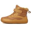 Boys Girls Winter Snow Boots Wide Toe Barefoot Insulated Waterproof Fur Lined Shoes Kids Cold Weather Outdoor Sneakers