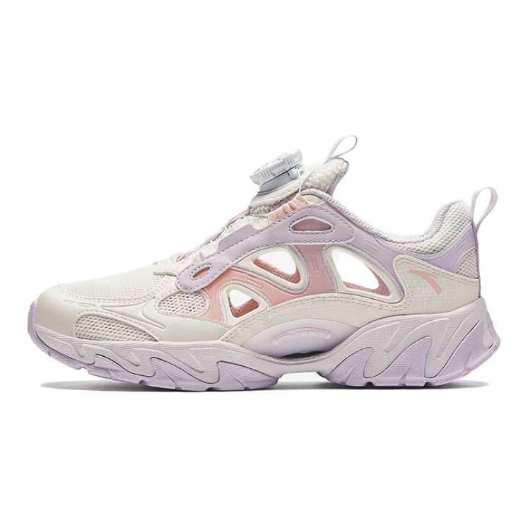(GS) ANTA Casual Shoes White Pink Kids 322426909-4 EU 35