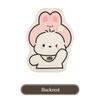 Cute Dog Car Seat Cushion Universal Four Seasons Breathable Half Pack Cartoon Rear Single Seat Cover Seat Accessories