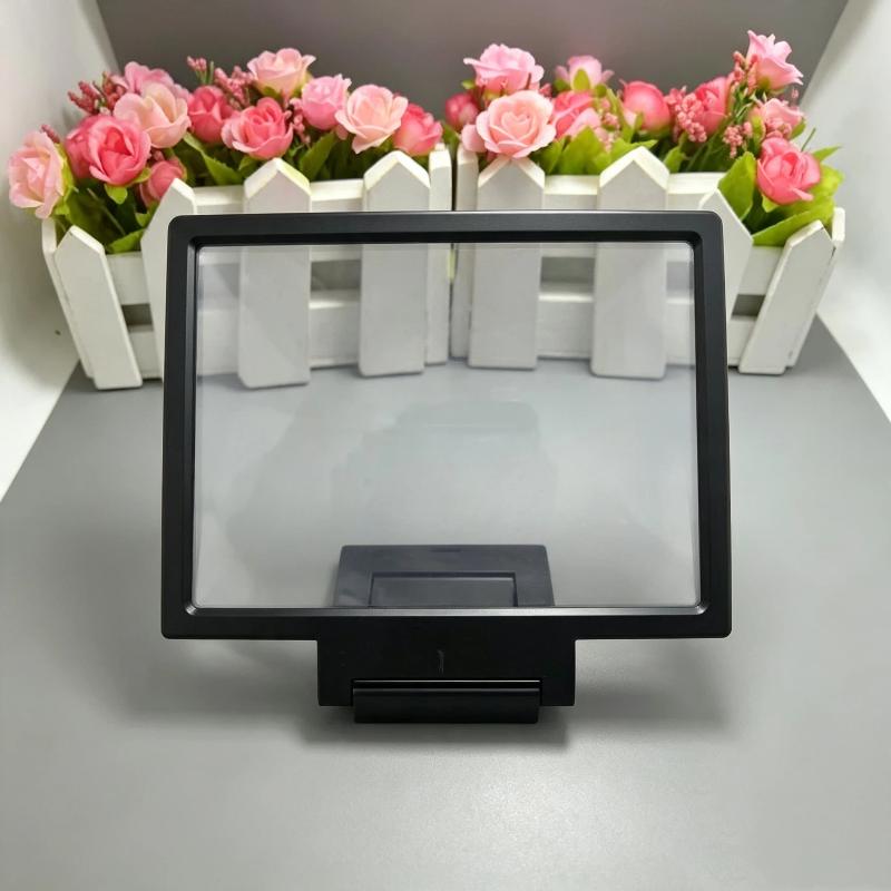 Hands Free 3D Mobile Phone Screen Amplifier HD Magnifying Stand 1Pcs Portable for Kids Online Learning Video Calls