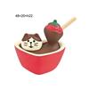 Japan Zakka Valentine's Day Chocolate Studio Mini Statue Bookshelf Decoration Collectible Home Decor Resin Craft Japan Ornaments
