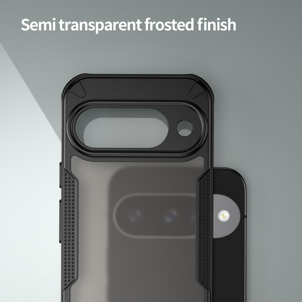 For Google Pixel 10 Pro Case WANLONFENG MFFJ Series Anti Drop TPU Phone Back Cover with Screen Film