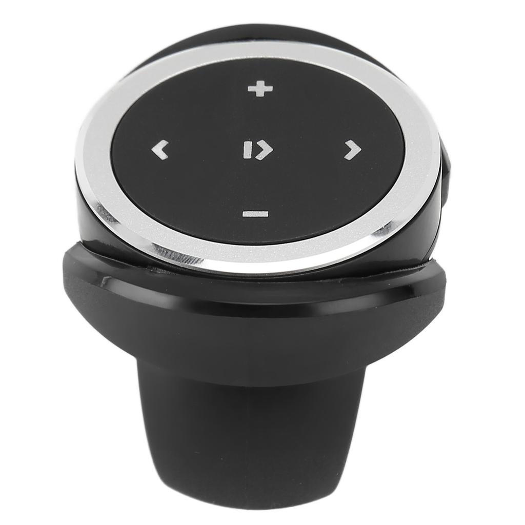 Bluetooth Media Button Smart Silver Button Bluetooth Remote Control Kit with Bracket for Mobile Phones Tablets