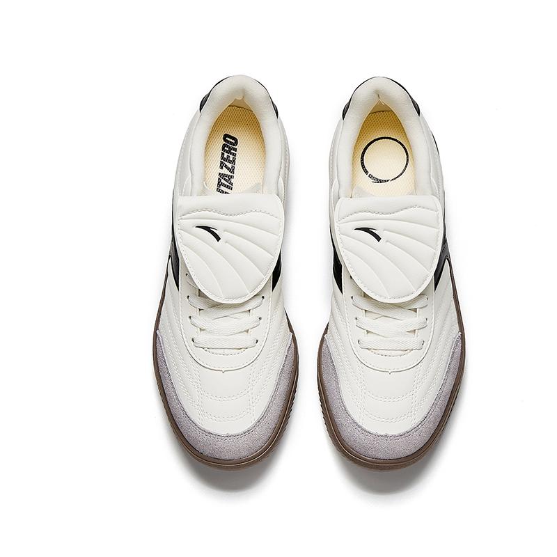 Anta Classic Low-Top Casual Shoes Men Sneakers White Black 912548009-2