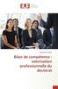 Libro Bilan De Competence : Valorisation Professionnelle Du Doctorat