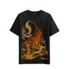 Tshirt Muscle Freaks Tiger Waves Oriental Style Tiger