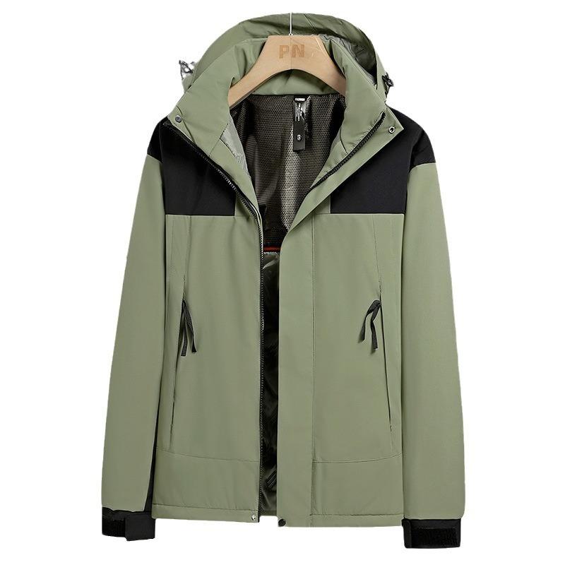 Jacke Herren und Damen Graphen-Baumwolle gepolsterte Kleidung Herbst und Winter Samt wasserdicht und winddicht Outdoor Freizeit Sport Bergsteigerjacke