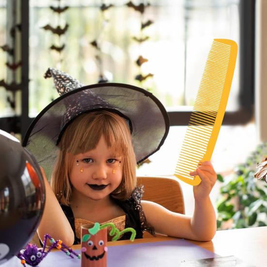 2/3 ks Halloween Velký hřeben Obří muž Velký hřeben Rekvizita Kartáč na vlasy Kostýmní hřeben Make-up Hřeben se širokými zuby Karneval Ženy Plastový hřeben