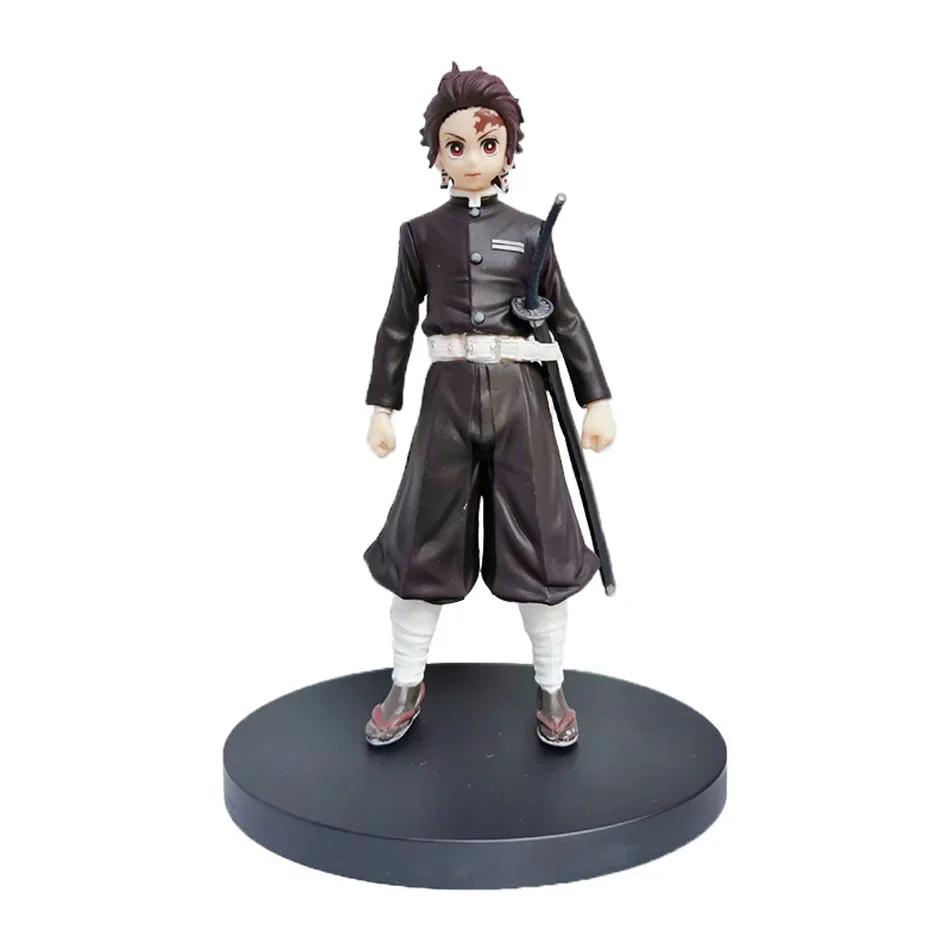 16 Anime Devil Killer Ghostbusters Character Kamado Tanjirou Action Character Agatsuma Zenitsu Nezuko Warrior PVC Model Toys