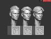 Life Miniatures Scale Resin Spare Headset 2 1/35 Kit, No-Hat No. (6-Piece Set), LM-35H005 (Person)