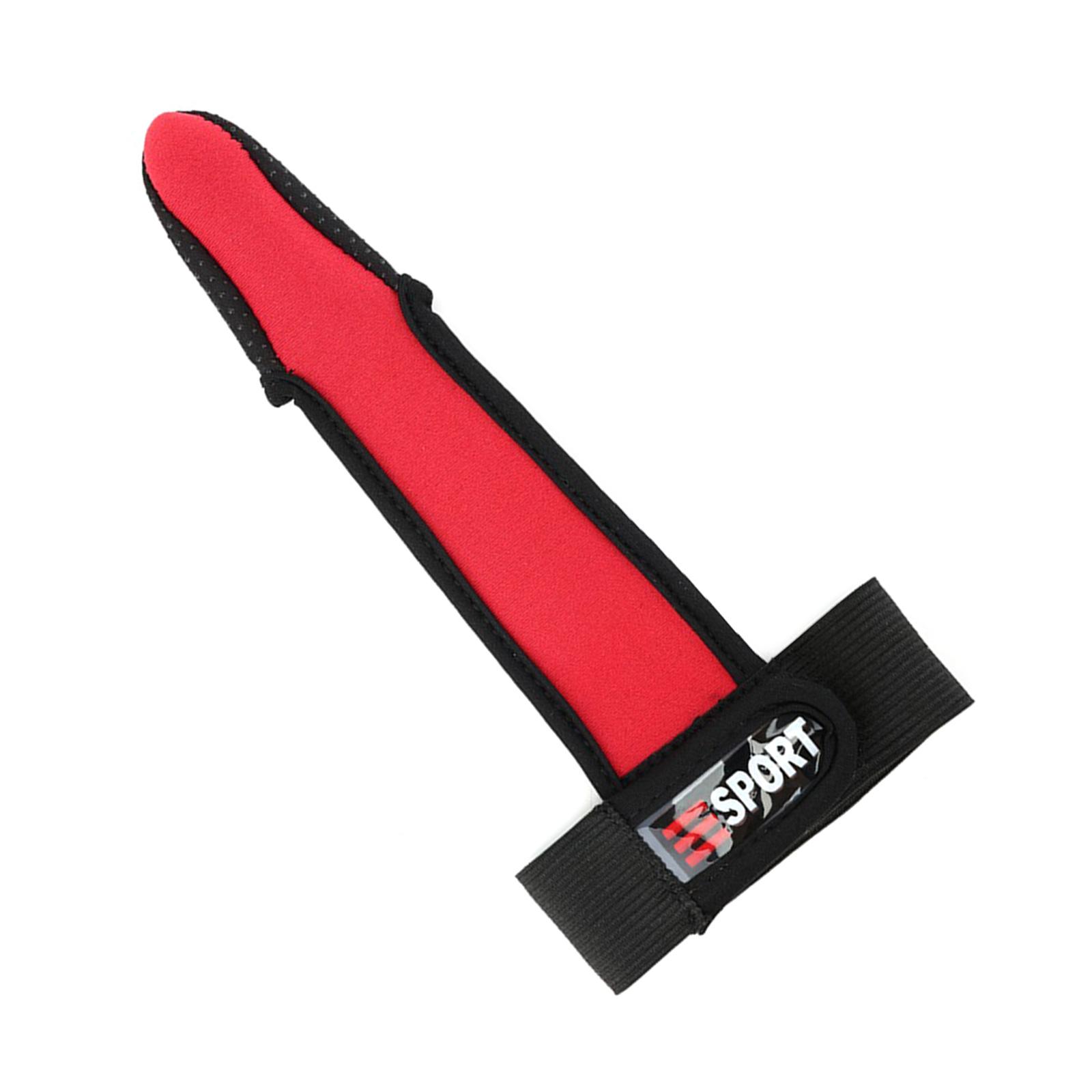 

Перчатки для рыбалки Профессиональная защита одного пальца для дальнего заброса Защита указательного пальца Противоскользящая перчатка с эластичной резинкой красный