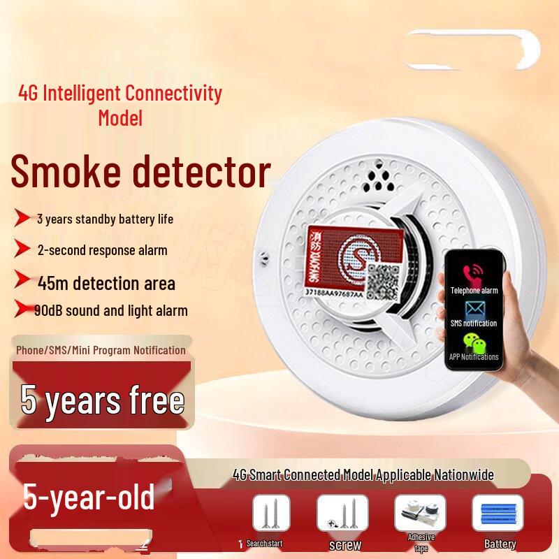 Miflame Wireless 4G Smoke Detector