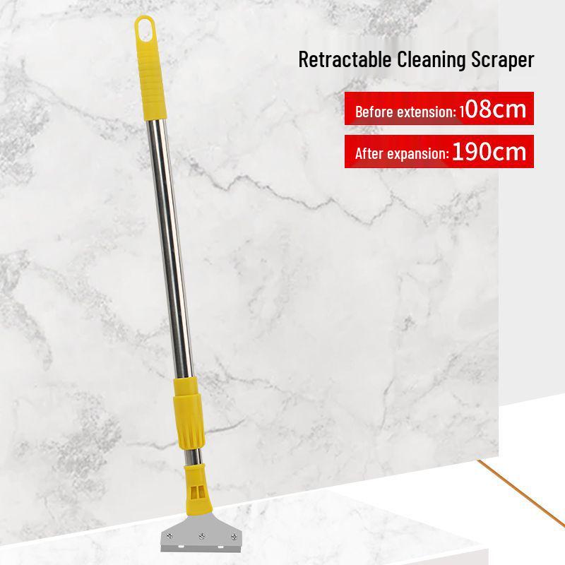 Telescopic Long Handle Heavy Duty Scraper for Grout and Glue Removal
