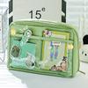 12 Layers Large Capacity Pencil Case Good Looking Multifunctional Classification Storage Stationery Storage Bag 1pc