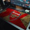 Arsenal F Large Size Mouse Pad Large Gaming Table Cushion Non-slip Laptop Tablet Big Mousepad XXL Mat Mini PC Playmat With Lock edge