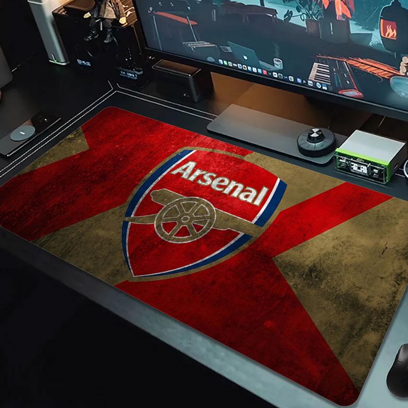 Arsenal F Large Size Mouse Pad Large Gaming Table Cushion Non-slip Laptop Tablet Big Mousepad XXL Mat Mini PC Playmat With Lock edge