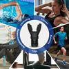 Adjustable Breathing Exerciser Spirometer Portable Lung Trainer For Adults  Black White  Vitality Endurance Boost Travel Fitness
