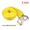 5M/8M Car Tow Cable Heavy Duty 5Ton/8Ton Trailer Rope Towing Pull Rope Strap Hooks Van Road Recovery Car Accessories Secure Lock