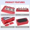 Power Distribution Block Module Heavy Duty Bus Bar 4 Studs Single Row 12-48V Copper Nickel Nylon M6 M8 M10 For Truck Car Boat