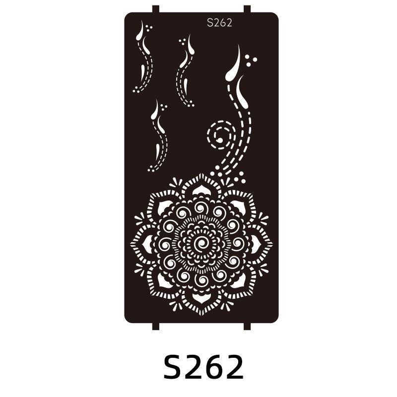 Indian Hannah Tattoo Template Tattoo Hand Drawn Template Juice Tattoo Sticker Painted Hennatattoo