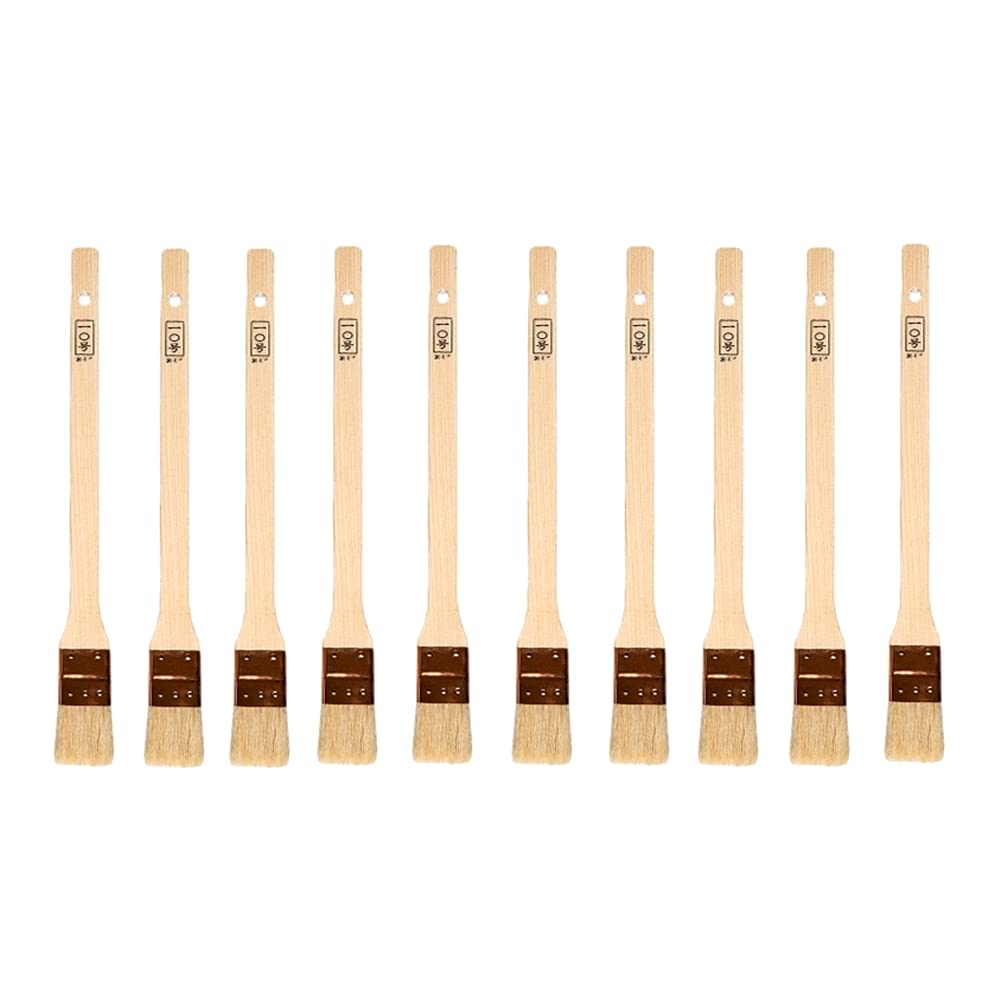 

Hakeichi Goat Hair Joint Brush for Size Pack of 10 Oil-Based Paint, 30mm, 10,