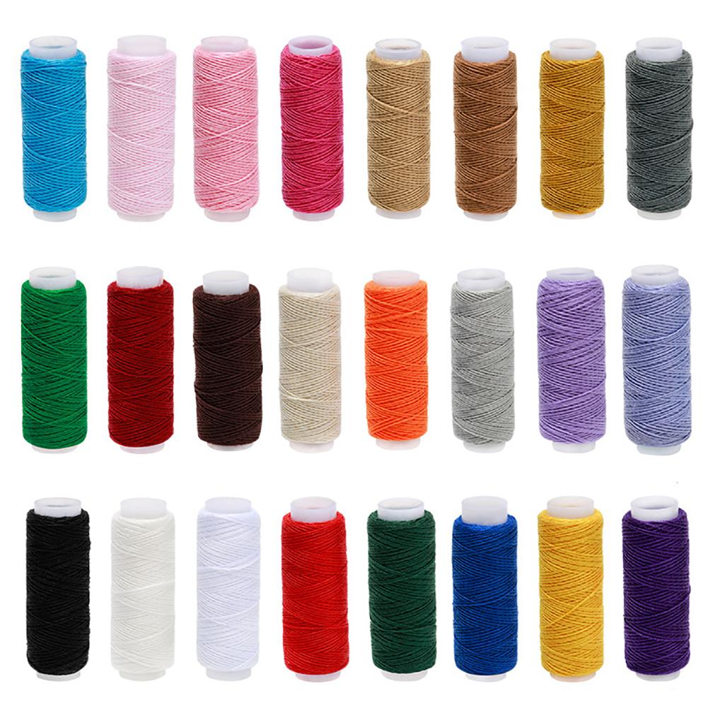 Buy 24 Color Polyester Sewing Threads, Sewing Machine Thread Sewing Sets for Quilting Stitching