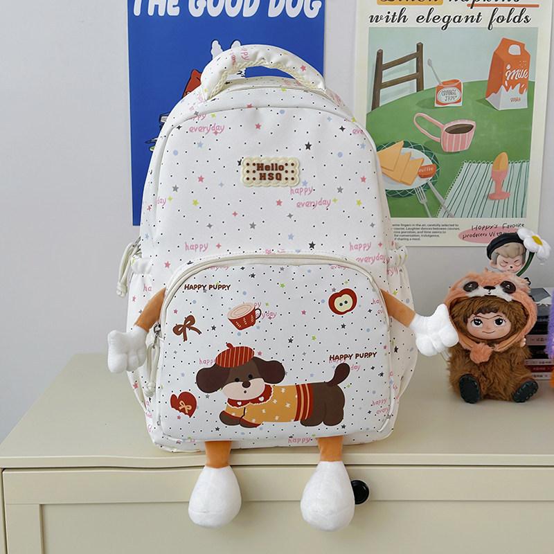 Schoolbag primary school schoolbag girls cute cartoon high value niche funny backpack girls large capacity travel shoulder bag