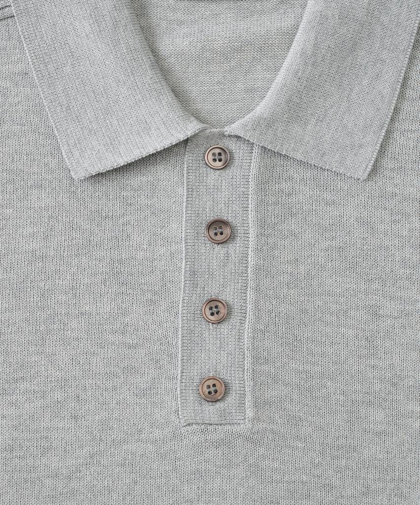 ANALOG MOOD Sepia Drop Short Sleeve Knit (Gray)