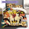 Chainsaw Man Pattern Bedding,Quilt Set Quilt Cover Pillowcase Home Birthday Gift (1 * duvet cover + 2 * pillowcase, without core)
