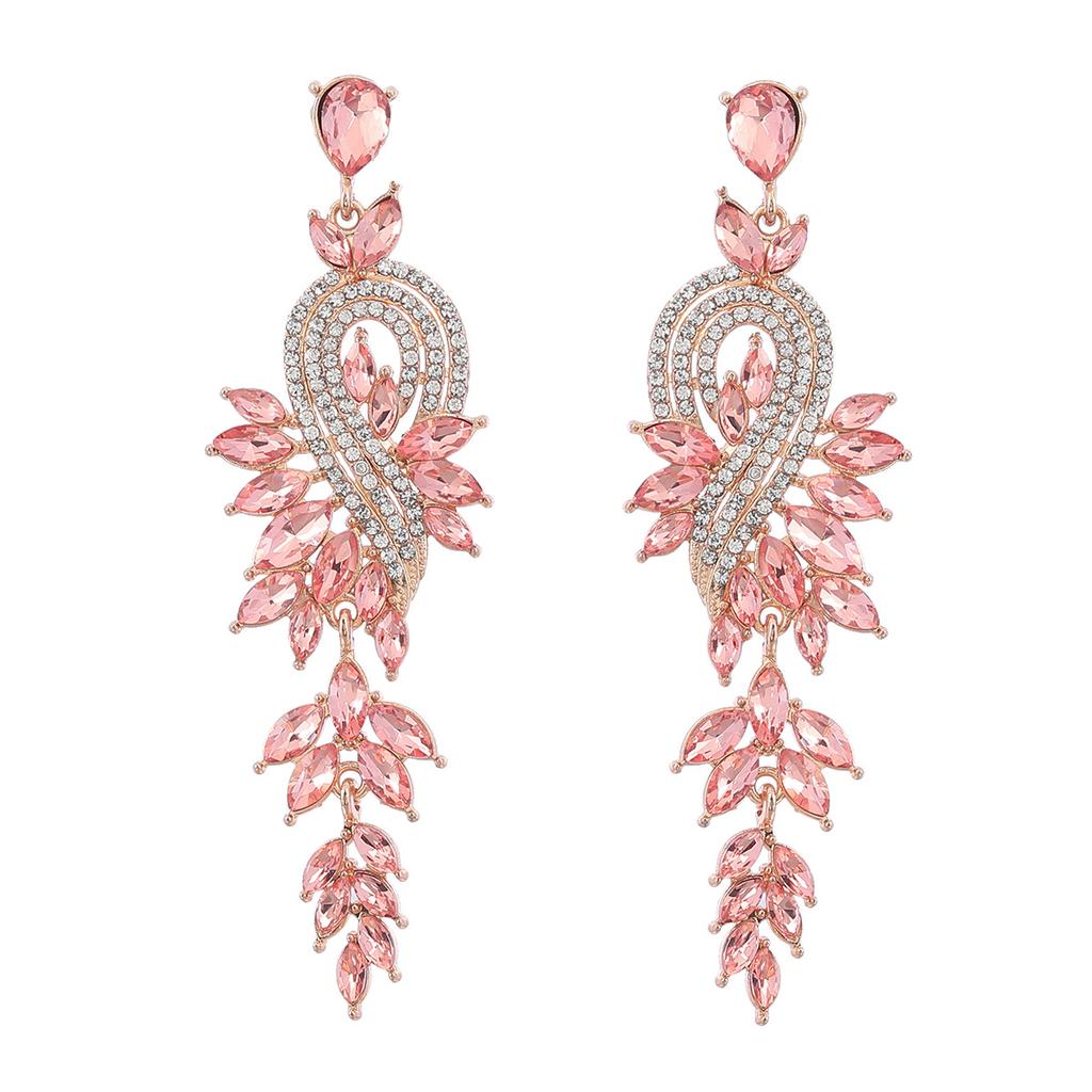 Fashion Design Style Geometric Leaf-shaped Earrings for Women