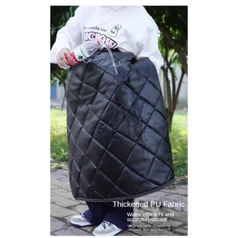 Motorcycle Windproof Skirt Winter Warm Knee Protection Waterproof Apron Plus Velvet Thickened Motorcycle Windproof Skirt