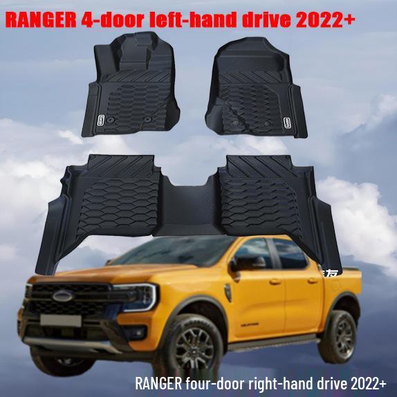 RANGER 4-Door LHD 2022-2024 T9 Special Car Floor Mats TPE Carpets