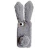 For iPhone 16e Case Plush Cute Bunny Winter Fluffy TPU Phone Cover