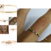 Beautifully Crafted 4 In 1 Set Of Womens Gold Plated Zircon Gemstone Rings