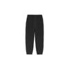 Li Ning Logo Print Solid Color Button Casual Sports Pants Men Bottoms Black AKLR599-2