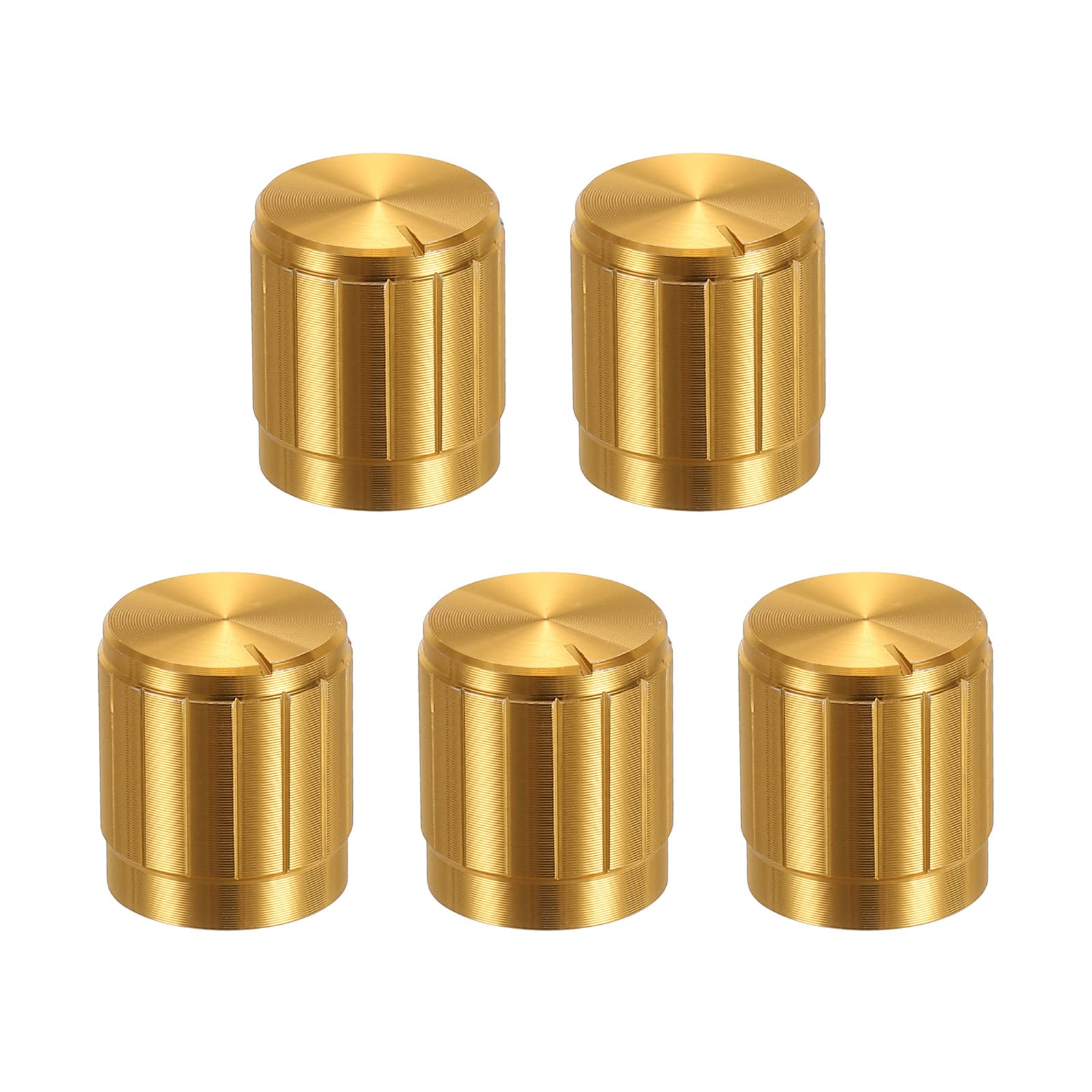 

uxcell Potentiometer Control Guitar 6mm for Electric Power 180 Aluminum Plastic 5pcs Knob, ABS, Knob, D-Type Shaft, Guitar, Amplifier, Stereo, Bass,