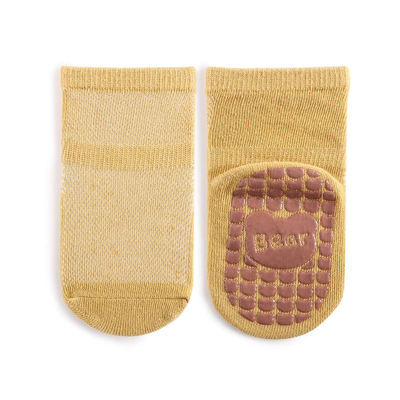 Bawełniane skarpetki antypoślizgowe dla niemowląt i małych dzieci - styl wiosenno-jesienny