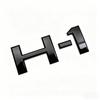 H-1 car sticker rear tailgate emblem body h english lettering 3d modification logo decal