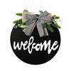 Sunflower Wooden Welcome Sign 30cm Wall Art Garlands Door Wreath  Porch Decor