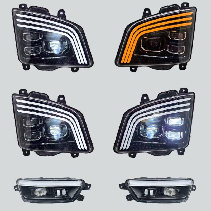 Jiefang JH6 Laser LED Super Bright Three-Lens Sequential Headlight Assembly with Daytime Running Lights